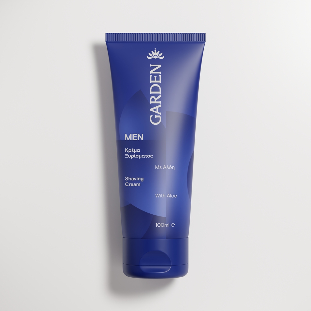 MEN-SHAVING-CREAM Kρέμα Ξυρίσματος με Αλόη 100ml - Image 1