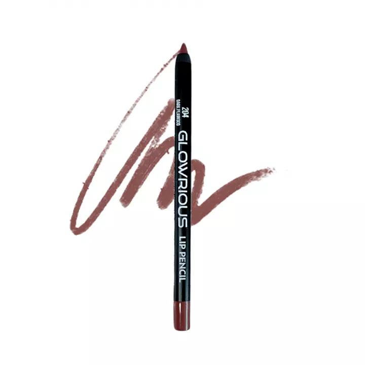 glowrious_204_dark_peawood_png (1) Glowrious Lip Pencil 204 DARK PEAWOOD - Image 1
