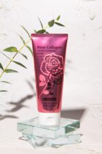 Orjena Rose Collagen Fresh Cleansing Foam – 180ml - Image 2