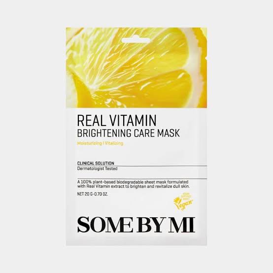 some by mi vitamin Some By Mi Real Vitamin c Brightening Care Mask - Image 1